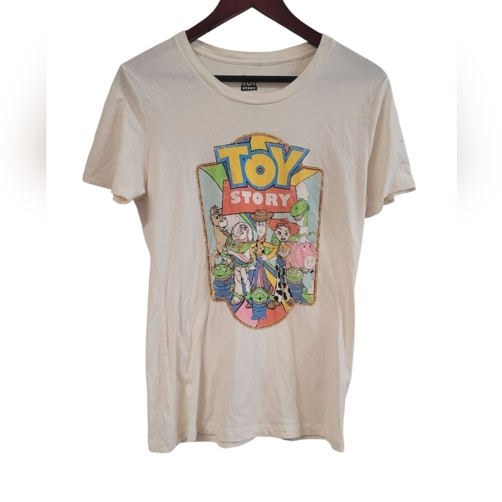Disney Toy Story Graphic Short Sleeve T-Shirt Women's Large Buzz Woody